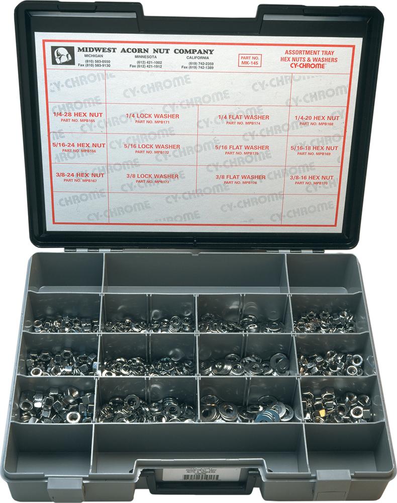 Cy-chrm Sae Asst. Tray "12h"