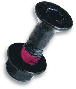Sprocket Fasteners Black 6-pk