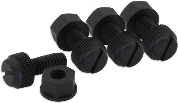 Nylon License Plate Fasteners 4-pk
