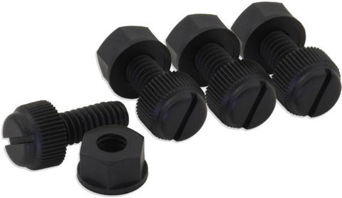 Nylon License Plate Fasteners 4-pk