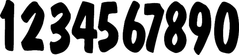 #9 White Pro Lite Digits 3/Pk