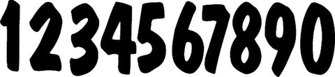 #9 White Pro Lite Digits 3/Pk