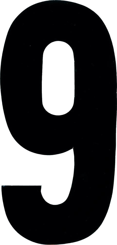 #9 7" White Extreme Digits 3/P K