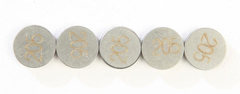Valve Shims 2.05mmx7.5mm 5-pk