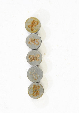 Valve Shims 2.45mmx7.5mm 5-pk