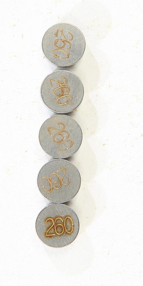 Valve Shims 2.60mmx7.5mm 5-pk