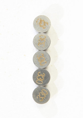 Valve Shims 3.30mmx7.5mm 5-pk