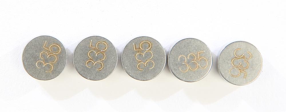 Valve Shims 3.35mmx7.5mm 5-pk