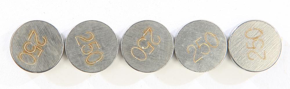Valve Shims 2.50mmx9.5mm 5-pk