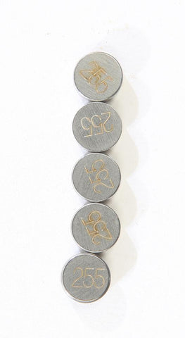Valve Shims 2.55mmx9.5mm 5-pk