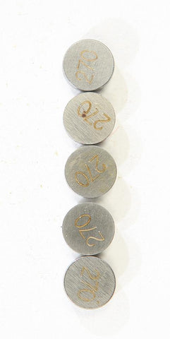 Valve Shims 2.70mmx9.5mm 5-pk