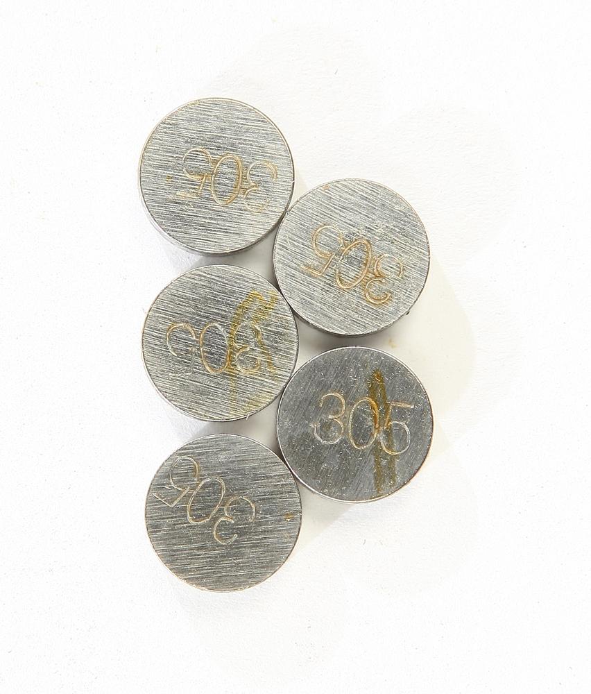 Valve Shims 3.05mmx9.5mm 5-pk