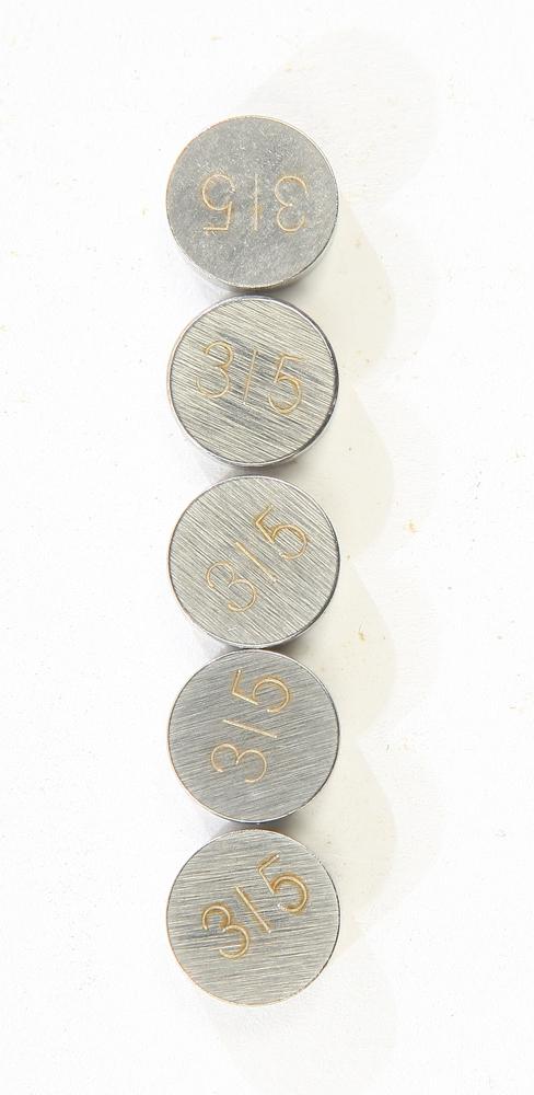 Valve Shims 3.15mmx9.5mm 5-pk