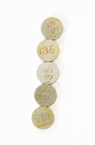 Valve Shims 1.35mmx9.5mm 5-pk