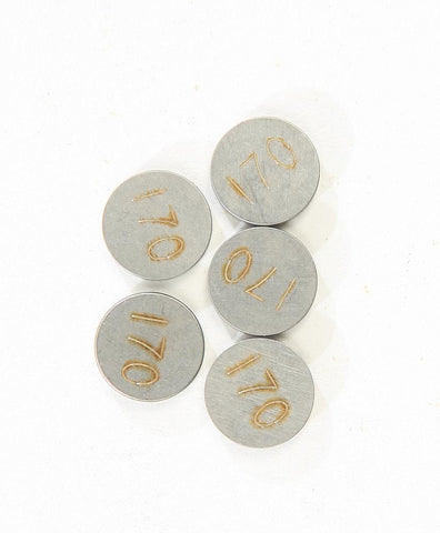 Valve Shims 1.70mmx9.5mm 5-pk