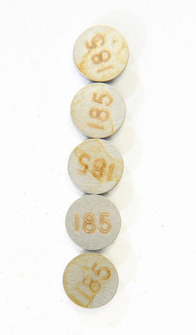 Valve Shims 1.85mmx9.5mm 5-pk
