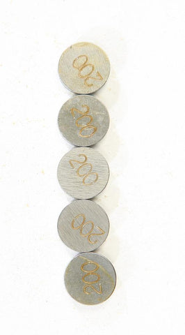 Valve Shims 2.00mmx9.5mm 5-pk
