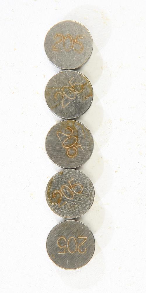 Valve Shims 2.05mmx9.5mm 5-pk