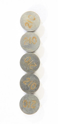 Valve Shims 2.10mmx9.5mm 5-pk