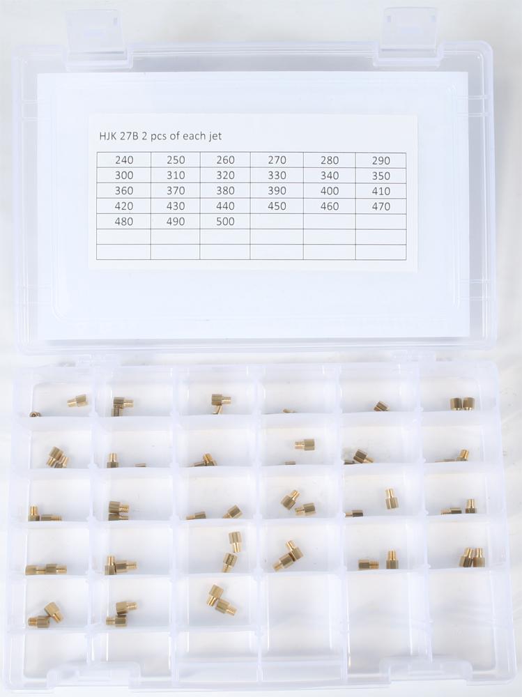 Hex Main Jet Kit 2-pc Ea. #240 -500