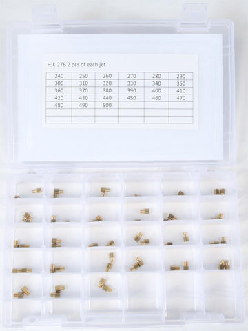 Hex Main Jet Kit 2-pc Ea. #240 -500