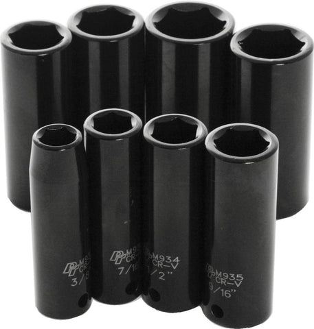 8 Pc 3-8" Sae Imp Skt Set Deep