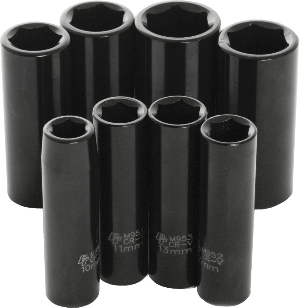 8 Pc 3-8" Met Imp Skt Set Deep