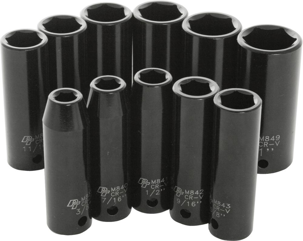 11 Pc 1-2" Sae Imp Skt Set Dee P