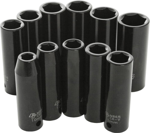 11 Pc 1-2" Met Imp Skt Set Dee P