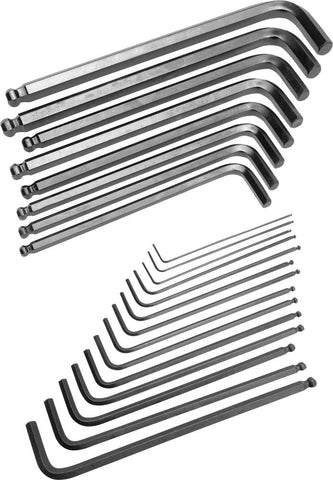 22 Pc Sae-met Ball End Hex Set