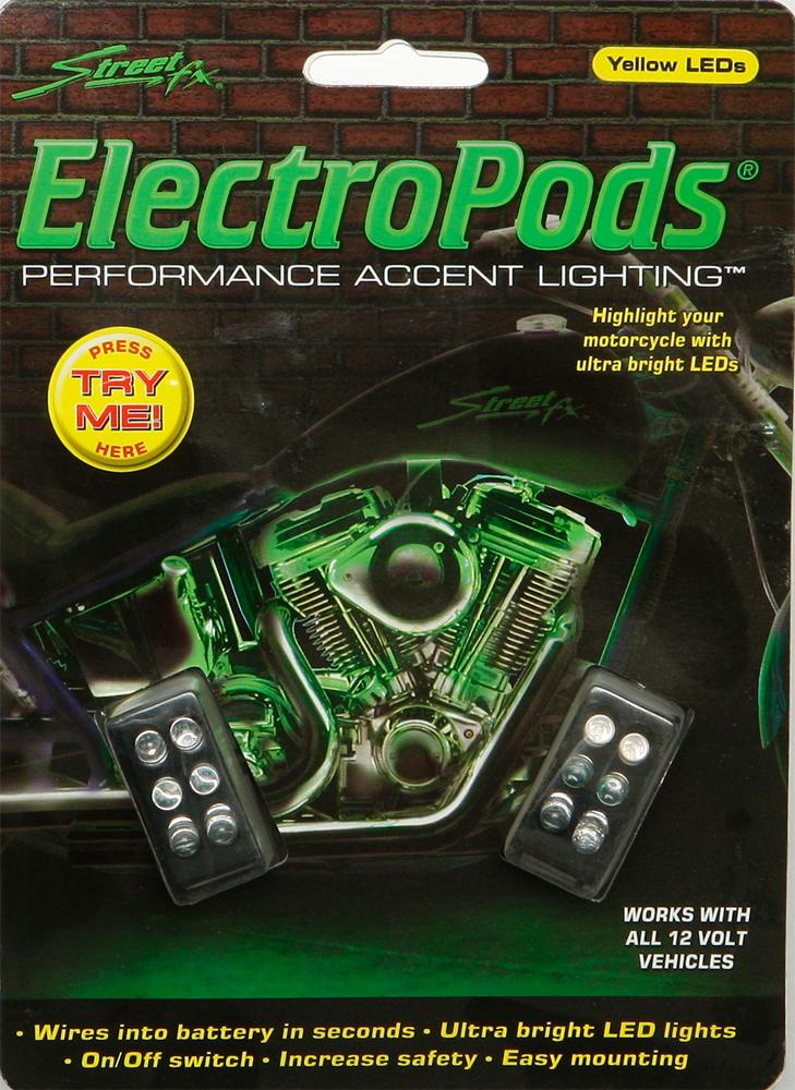 Rectangular Light Kit Black W- Yellow Led