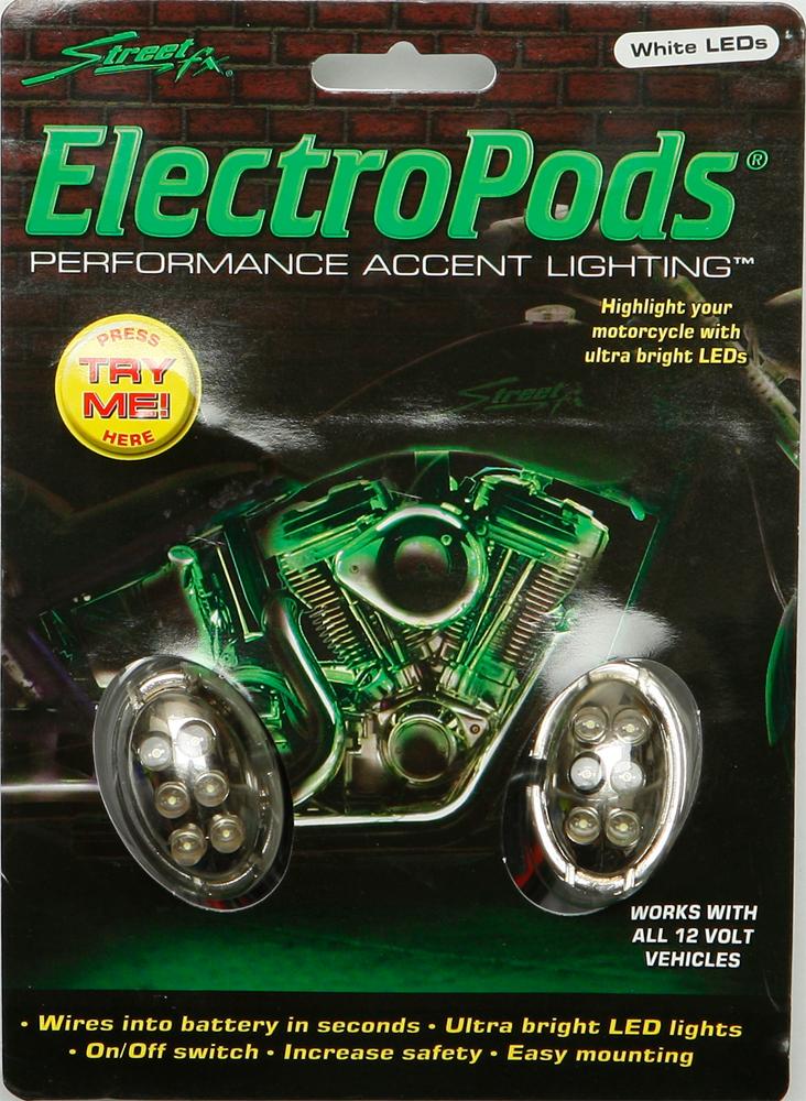 Oval Light Kit Chrome W-white Led