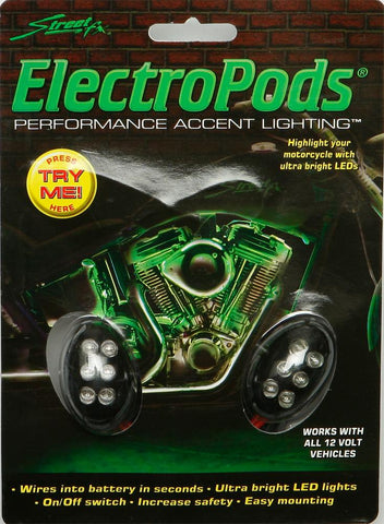 Oval Light Kit Black W-purple Led