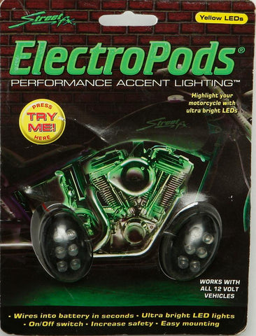 Oval Light Kit Black W-yellow Led