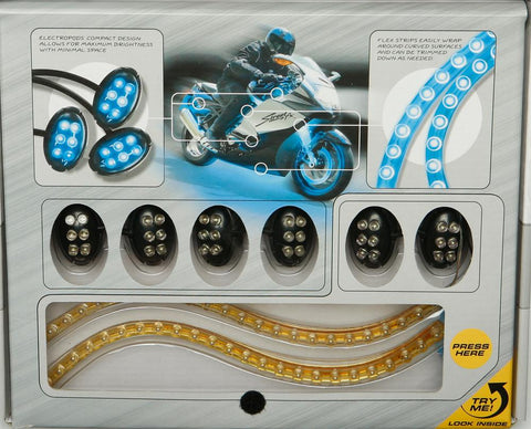 Pro Kit Black W-white Led