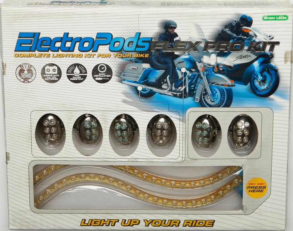 Pro Kit Chrome W-green Led