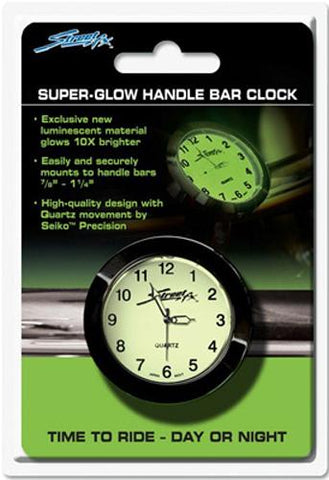 Superglow Handlebar Clock (black)