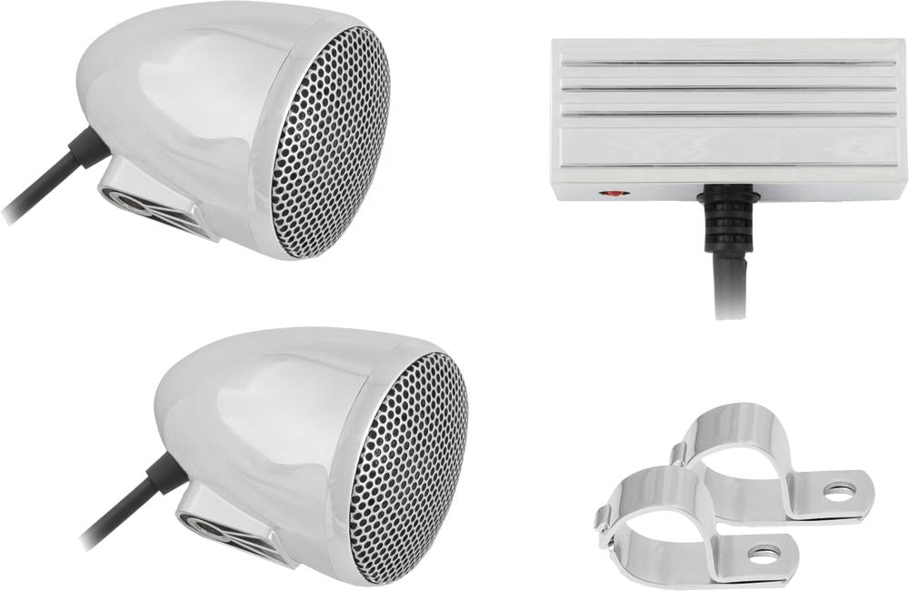 Atv-utv Sound System 2" Kit (c Hrome)