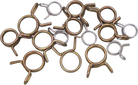 Wire Hose Clamps 15-pk Self Tensioning Assorted Size