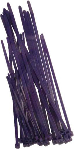 Assorted Cable Ties Purple 30-pk