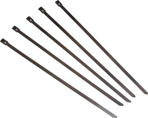 Stainless Steel Cable Ties 14" 5-pk
