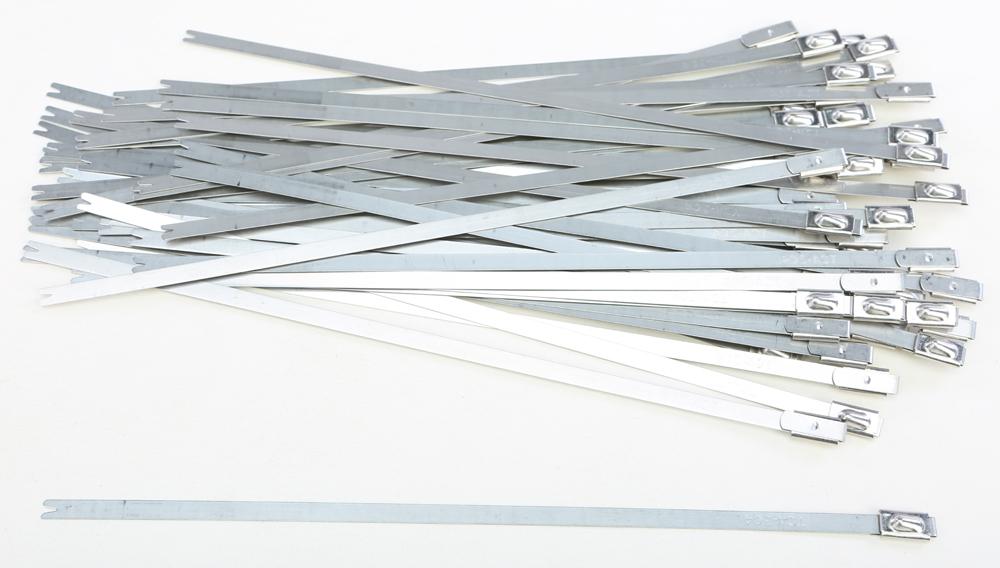 Stainless Steel Cable Ties 8" 50-pk