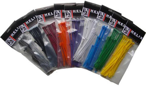 Cable Ties 8" Purple 100/Pk