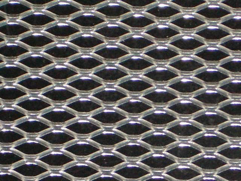 Aluminum Mesh Sheet 18" X 18" Diamond