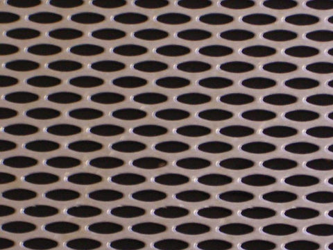 Aluminum Mesh Sheet 18" X 18" Oval