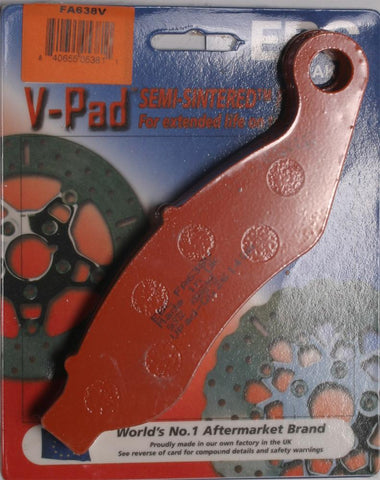 Ebc Brake Pad V Series Trike M Odels '14-15
