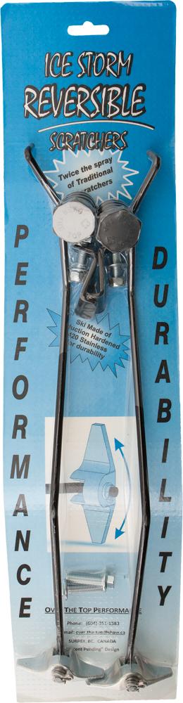 Ice Storm Reversible Scratchers - Rail Mounted