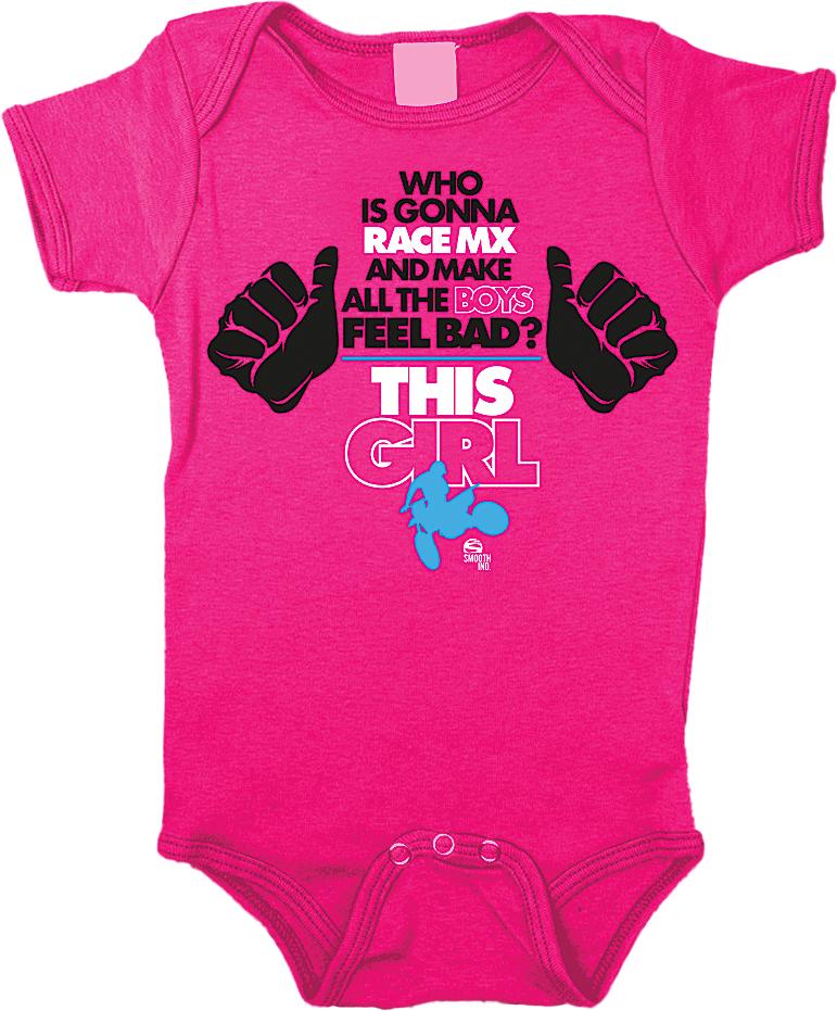 This Girl Romper Pink 6-12m