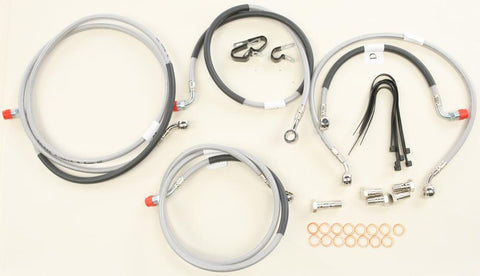 Brakeline 2 Line Front Stainless Steel Cable Kit