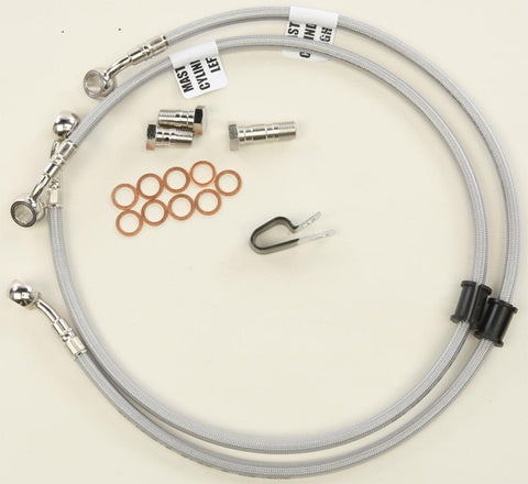 Brakeline 2 Line Front Stainless Steel Cable Kit